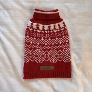 Eddie Bauer Festive Dog Sweater